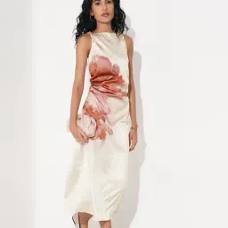 annabelle by pantaloons Women Floral Print A-Line Dress image 1