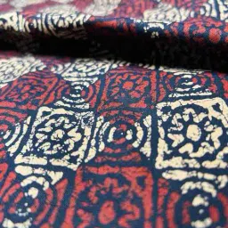 leela fashion women's clothing Women Printed Unstitched Blouse Fabric image 1