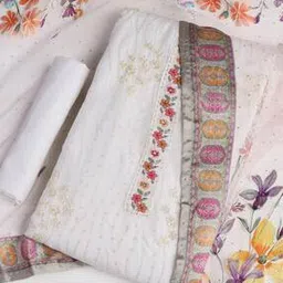 mbz.in by meena bazaar Women Self-design Unstitched Dress Material -picture-25