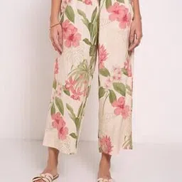 rangmanch by pantaloons Women Floral Print Wide Leg Palazzos-picture-11