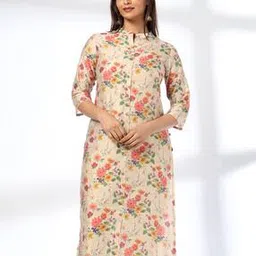 avaasa mix n' match Women Printed Button-Down Straight Kurta-picture-40