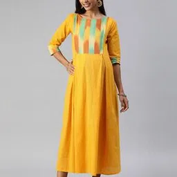 swishchick Striped Fit & Flare Dress-picture-46