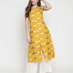 sera Printed Sleeveless Straight Kurta-picture-14