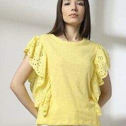 dnmx Women Schiffli Embroidered Round-Neck Top-picture-16