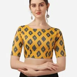 oomph! Women Self-design Back Open Blouse-picture-30
