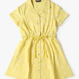 yousta Girls Embroidered Shirt Dress-picture-14
