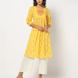 yousta Women Paisley Print A-Line Kurta-picture-37