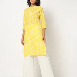 yousta Women Floral Print Straight Kurta-picture-17