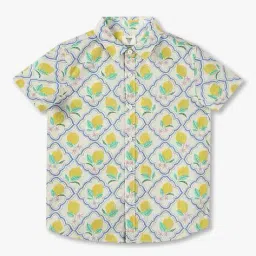 kb team spirit Boys All-Over Print Tailored Fit Shirt image 1