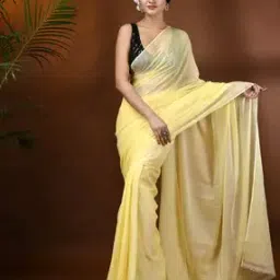 indie picks Mulmul Cotton Handloom Saree-picture-21