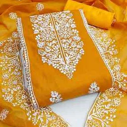 svaraa Women Embroidered Unstitched Dress Material-picture-23