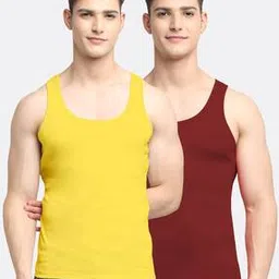 friskers Pack of 2 Round-Neck Sleeveless Vests-picture-28