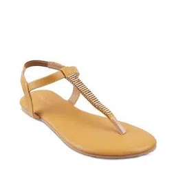 mochi T-strap Flat Sandals with Sling Back-picture-52