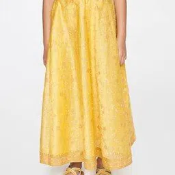 global desi Floral Print Flared Skirt-picture-30