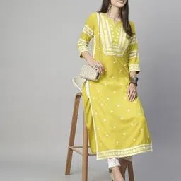 svaraa Women Embroidered Straight Kurta-picture-12