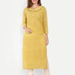 4u fashion Women Embroidery Straight Kurta-picture-50
