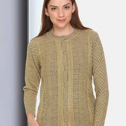 clapton Patterned-Knit Round-Neck Cardigan-picture-41