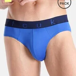 fcuk Men Pack of 2 Briefs with Logo Waistband-picture-27