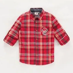 ed-a-mamma Boys Checked Regular Fit Shirt-picture-52