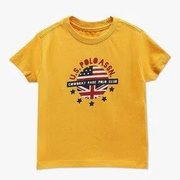 u.s. polo assn. Boys Graphic Print Regular Fit Round-Neck T-Shirt-picture-28