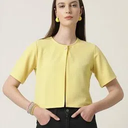 Women Relaxed Fit Shrug-image-34