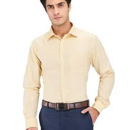 park avenue Women Slim Fit Cutaway Collar Shirt-picture-14