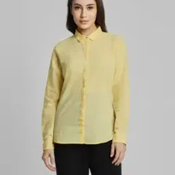 allen solly Women Regular Fit Cotton Shirt-picture-44