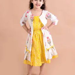 pspeaches Floral Print Fit and Flare Dress with Jacket-picture-27