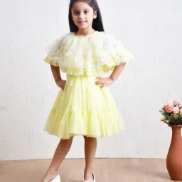 bella moda Girls Fit & Flare Dress image 1