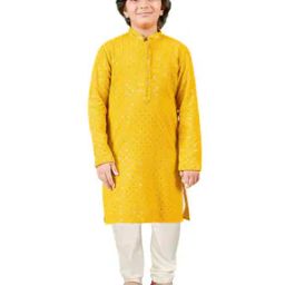 sg yuvraj Boys Embroidered Kurta Set-picture-20