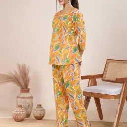 indizio Women Woven Top & Pyjamas Set image 1