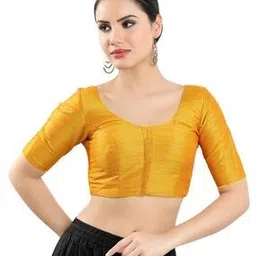 vamas Scoop-Neck Front Open Blouse-picture-47