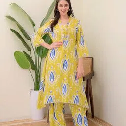 kiana house of fashion Women Printed Straight Kurta Suit Set-picture-26