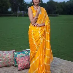 zari Women Chiffon Saree with Blouse Piece-picture-36