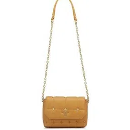 Women Quilted Sling Bag with Chain Strap-image-24