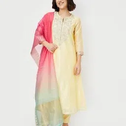 max Women Embroidered A-line Kurta Set-picture-28
