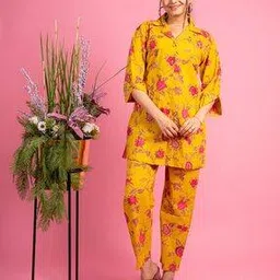 ekisha Women Floral Cotton 2-Piece Sets-picture-10