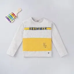 ed-a-mamma Colourblock Sustainable Round-Neck T-Shirt-picture-44