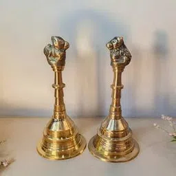 aakrati Brass Metal Hand Bell-picture-16