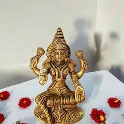 aakrati Brass Lakshmi Handmade Statue -picture-11
