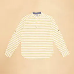 Boys Stripes Regular Fit Shirt-image-21