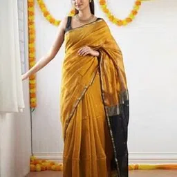 svaraa Women Traditional Saree with Blouse Piece-picture-49