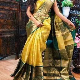 mm venture Kanjeevaram Silk Saree with Woven Motifs-picture-25