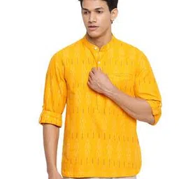 fabindia Ikat Print Shirt Kurta-picture-30