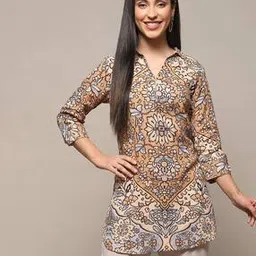biba Women Floral Print Straight Kurta-picture-27