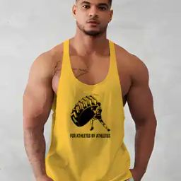 bab Men Typographic Print Scoop-Neck Vest-picture-6