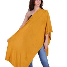 joe hazel Leaf Print Stole-picture-14