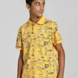 Graphic Print Polo T-Shirt-image-66