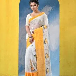 indie picks Bengal Handloom Sakuntala Soft Cotton Saree-picture-12