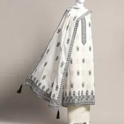 biba Women Embroidery Unstitched Dress Material-picture-43